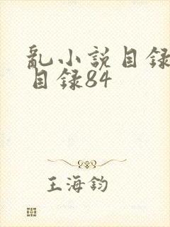 乱小说目录阅读目录84