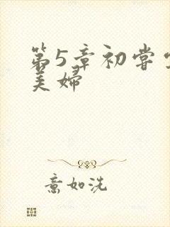 第5章初尝云雨美妇封面