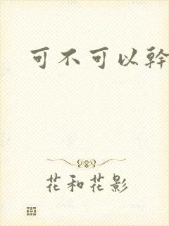 可不可以干湿你