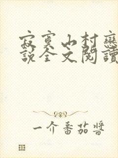 寂寞山村恋上小说全文阅读