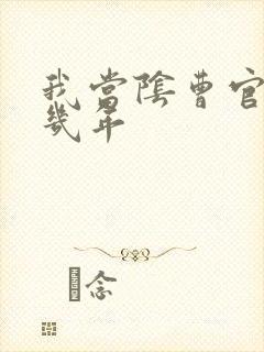 我当阴曹官的那几年封面