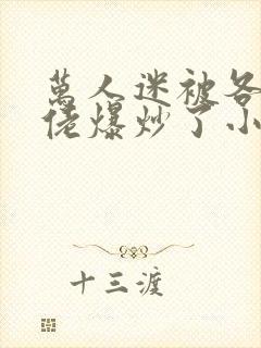 万人迷被各路大佬爆炒了小说