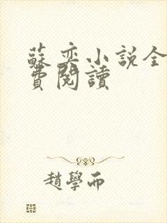 苏奕小说全文免费阅读