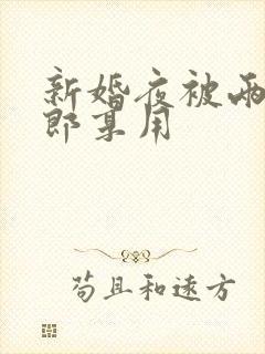 新婚夜被两个伴郎享用