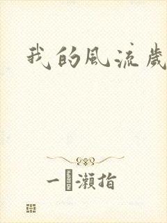 我的风流岁月封面