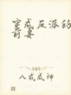 穿成反派的炮灰前妻