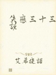 失恋三十三天小说