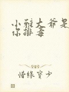 小雅大爷是在帮你排毒封面