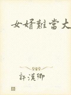 女婿难当大结局