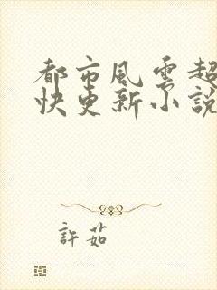 都市风云超前超快更新小说