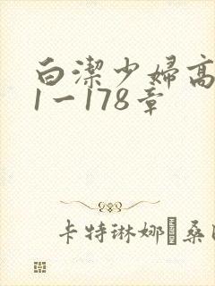 白洁少妇高义第1一178章
