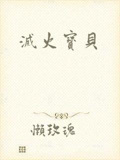 灭火宝贝封面