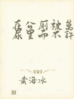 在公厕被万人C尿里面不许漏出来