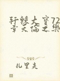 轩辕大宝720章天伦之乐封面