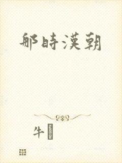 那时汉朝