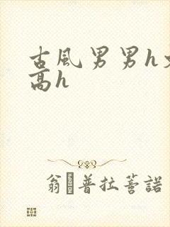 古风男男h文肉高h