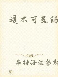 遥不可及的爱
