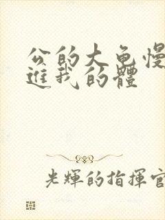 公的大龟慢慢挺进我的体