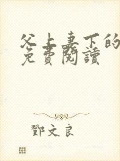 父上妻下的小说免费阅读