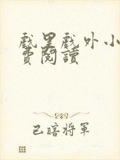 戏里戏外小说免费阅读