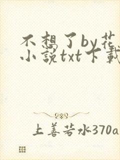 不想了by花卷小说txt下载