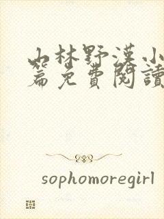 山林野汉小说全篇免费阅读封面