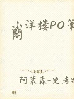 小洋楼PO笔趣阁封面