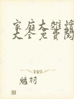 家庭大杂烩小说大全免费阅读封面