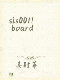 sis001! board封面