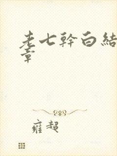 老七干白结33章封面