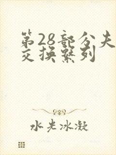 第28部分夫妇交换系列