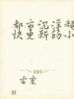 都市沉浮超前超快更新的小说