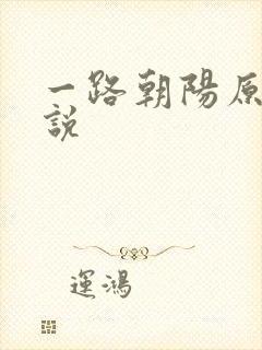 一路朝阳原著小说