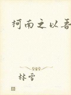 柯南之以吾之名封面