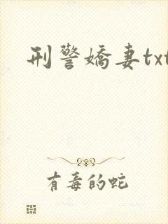 刑警娇妻txt
