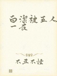 白洁被五人糟蹋一夜封面