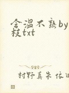 含温不熟by词枝txt