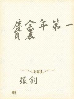 庆余年第一季演员表