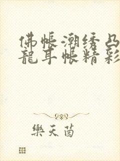 佛帐潮绣凸浮双龙耳帐精彩片段封面