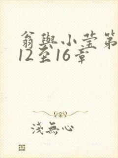 翁与小莹第十部12至16章封面