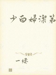 少白妇洁第二部