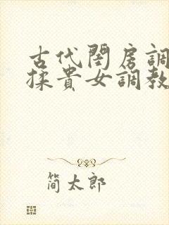 古代闺房调教h揉贵女调教记