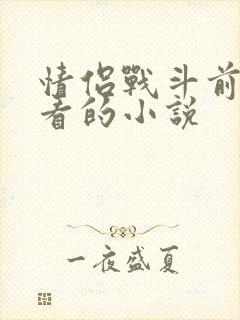 情侣战斗前适合看的小说