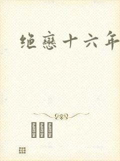 绝恋十六年封面