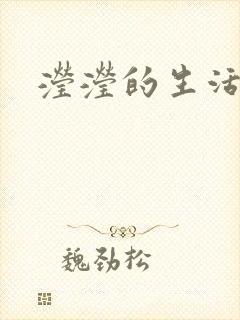 滢滢的生活日记封面