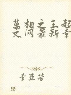 万相之王起点中文网最新章节封面