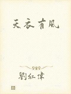 天衣有风封面