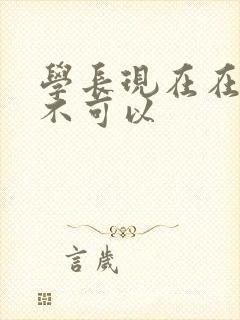 学长现在在上课不可以封面