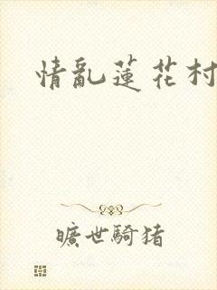 情乱莲花村封面