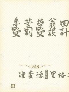 梦莹带翁回乡别墅别墅设计